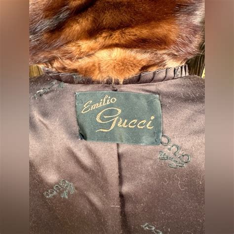 emilio gucci fur coat|gucci hooded jacket.